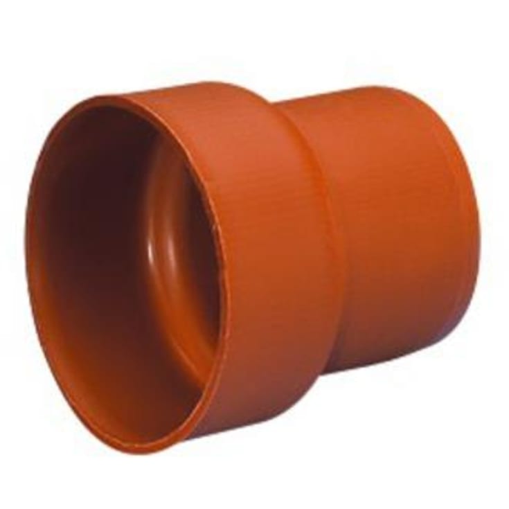 Wavin 110 mm PP overgang til støbejernsspids 100 mm