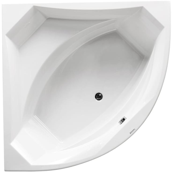 Royal Vigga badekar, 140x140 cm, hvid