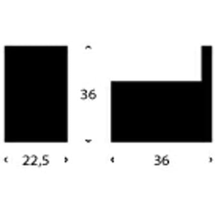 Frost Quadra håndklædekrog, 2 stk., sort