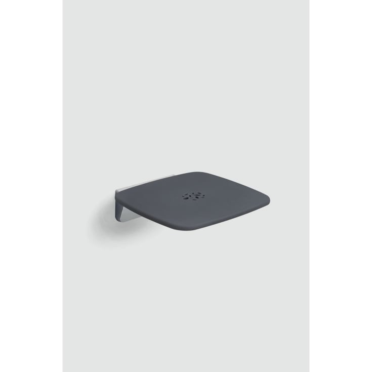 Hefe klapsæde, sort/krom