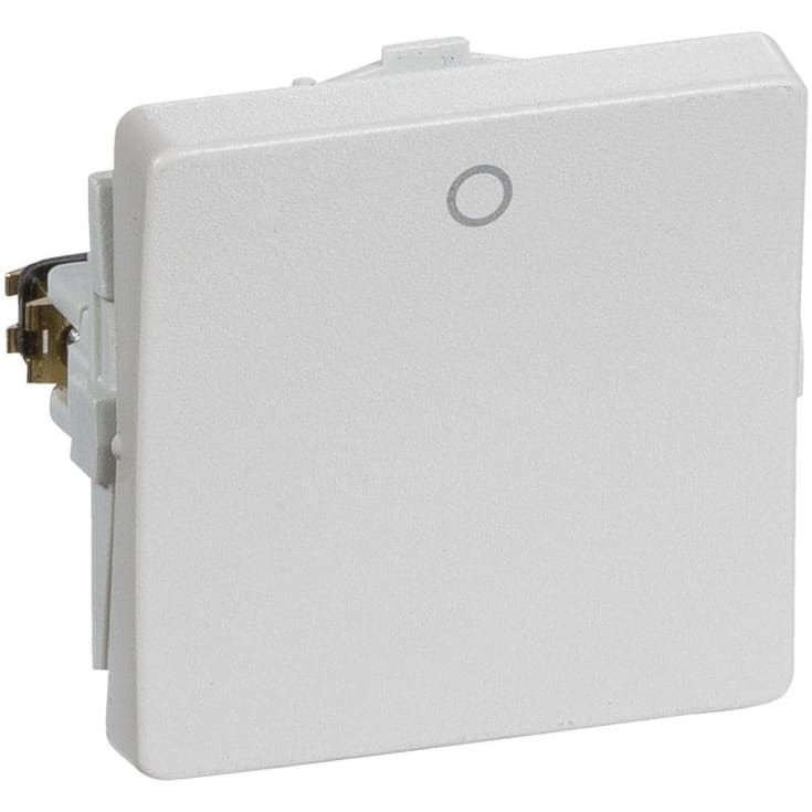 LK Fuga Afbryder 2-pol 440V, 1 modul, Lysegrå