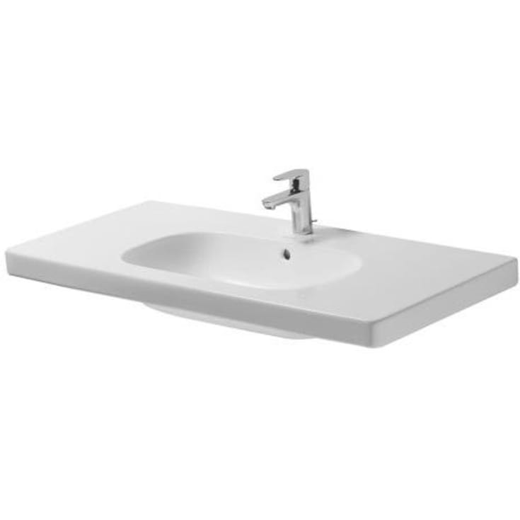 Duravit D-Code møbelservant, 100x49 cm, hvit
