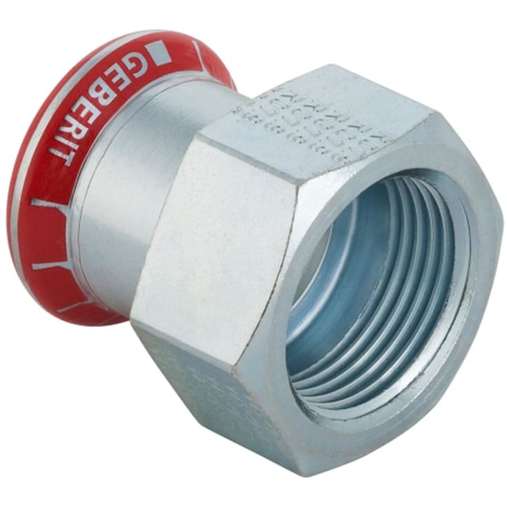 Geberit Overg. FZ med indvendigt gevind ø22/½"