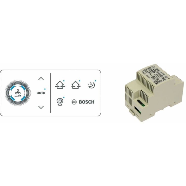 Bosch kontrollpanel Vent 2000 D för DIN-skena