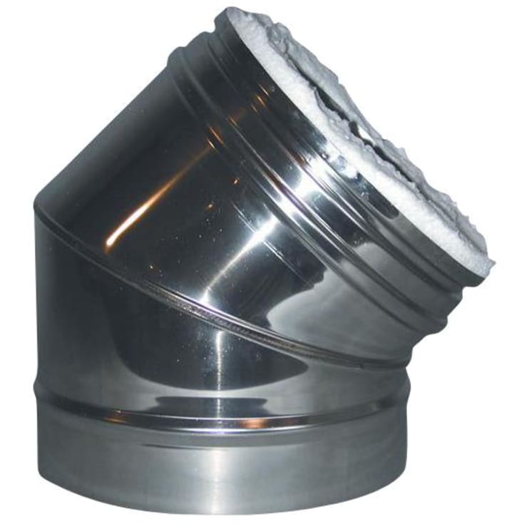 Metalbestos Multi50  6" vinkelrør, 45°