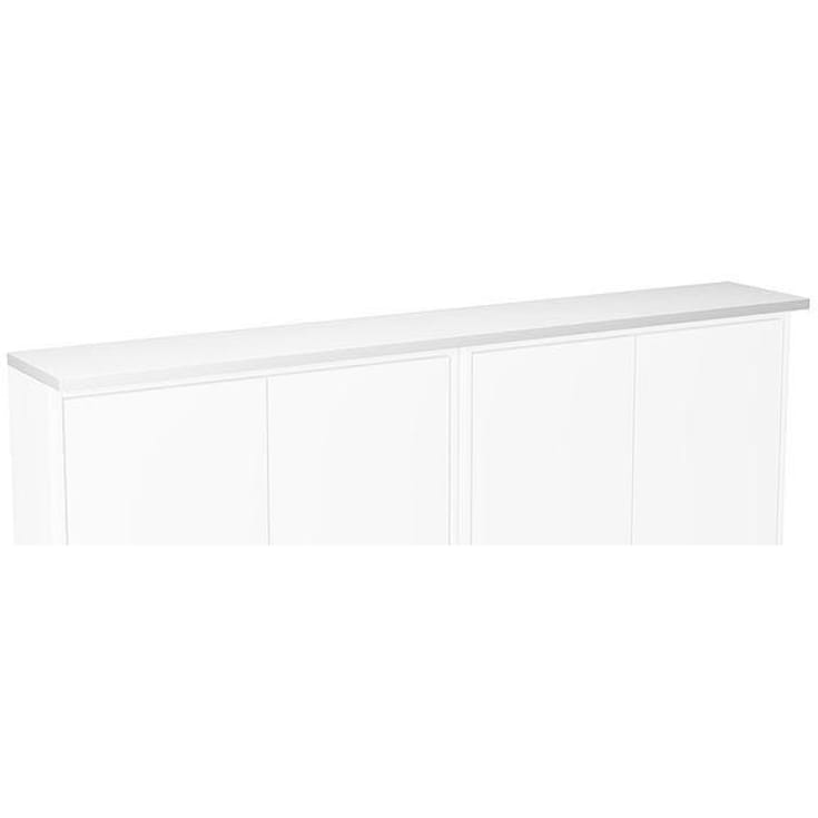 Gustavsberg Graphic topplade belysning, 120x20 cm, hvid