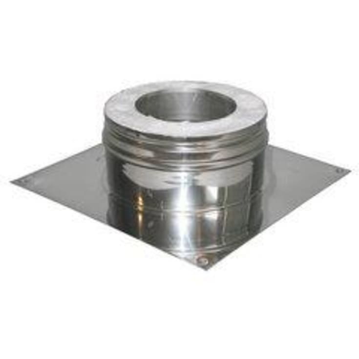 Metalbestos Multi50 6" kobling med forankringsplade