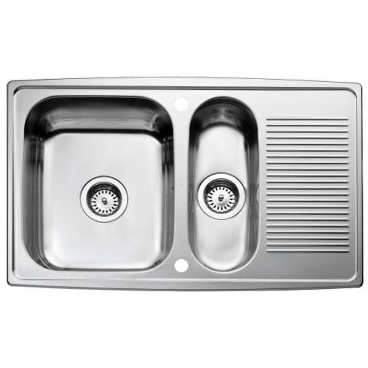 Intra Horizon diskbänk, 81,5x51 cm, rostfritt stål