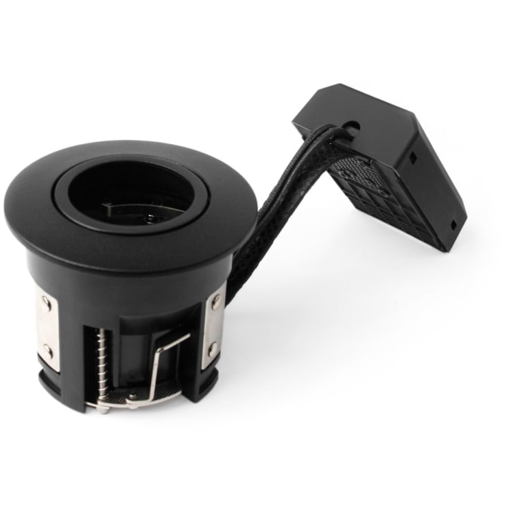 HiluX D10 Indbygningsspot Udendørs GU10, Sort