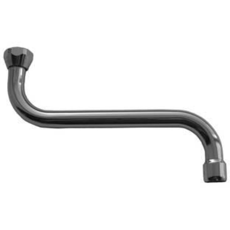 Frese S-pip, 400 mm, 3/4", krom