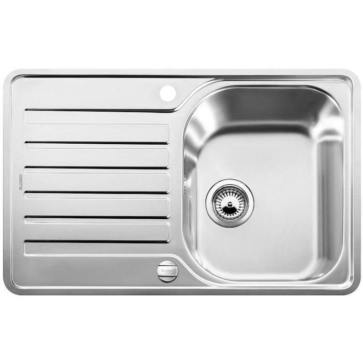 Blanco Lantos 45S-IF Compact MX kjøkkenvask, 76,8x48,8 cm, rustfritt stål