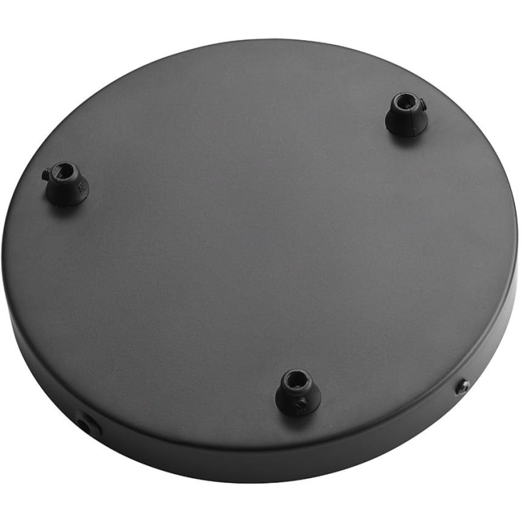 Nielsen K9 baldakin / takkopp med 3 hull, matt svart