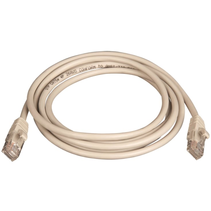 Netværkskabel UTP Kat. 5e, 2 meter, Grå