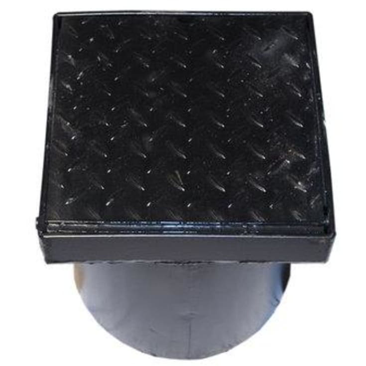 Duco flydende karm m/dæksel til 315 mm opføringsrør, 2,5 ton - sort