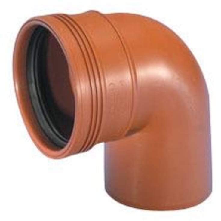 Wavin PP kloakbøjning 88 grader - 110 mm