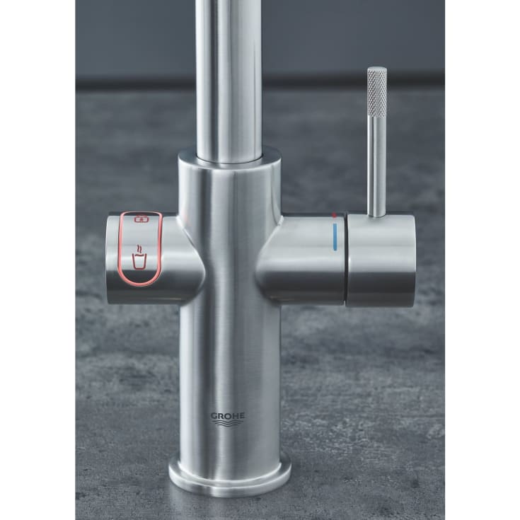 Grohe Red Duo L køkkenarmatur, kogende vand, stål