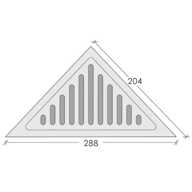Unidrain Anniversario sæbeskål, rustfrit stål