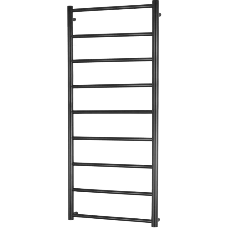 Kriss Polaris håndklædetørrer, kombi, 60x125 cm, sort