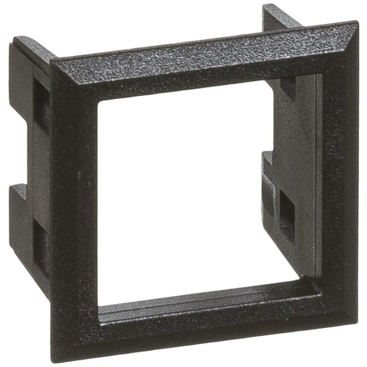 LK Actassi Montageramme for RJ45/RJ11 konnektorer, Sort