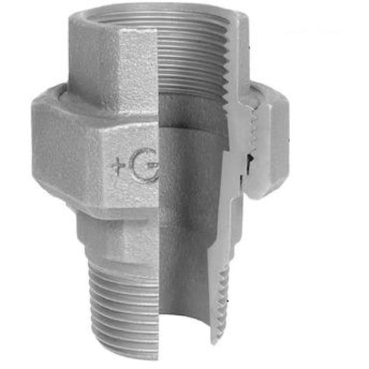 3/8" galvaniserad gänga in/utvändigt