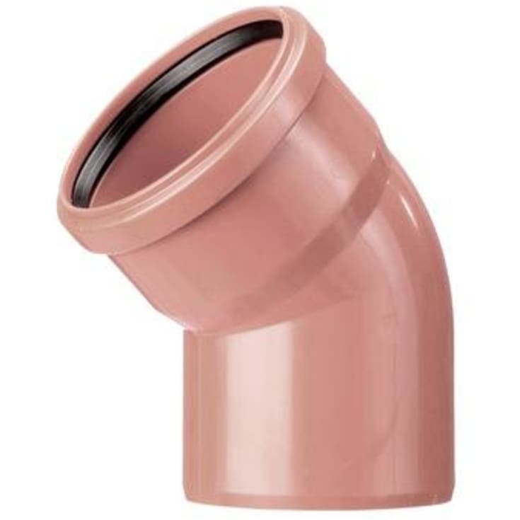 Kloak bøjning 160 mm, PP, 45°