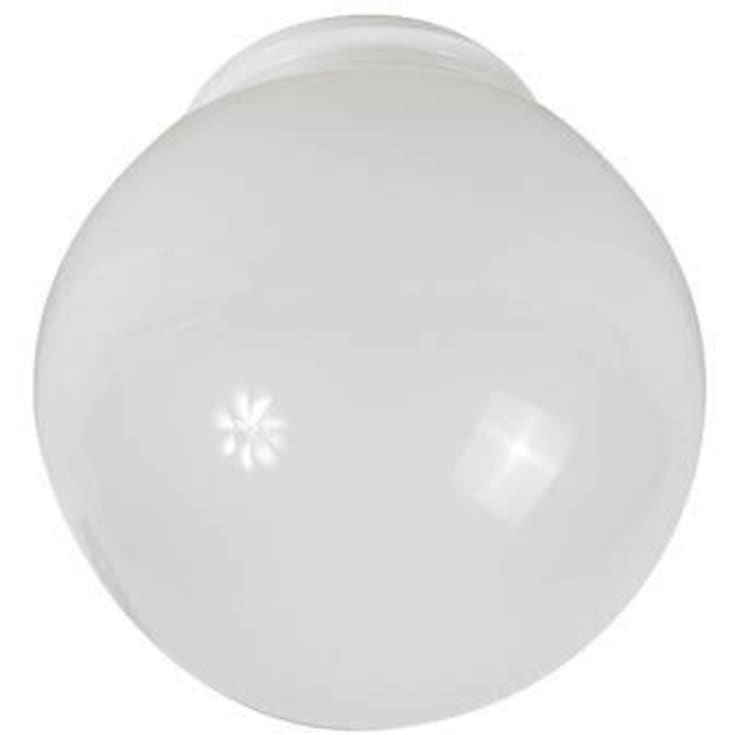 Glaskuppel Ø150 mm i opal hvid
