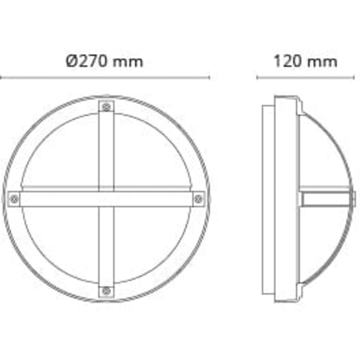 SG Tanto udendørs væglampe, 3000K, grå