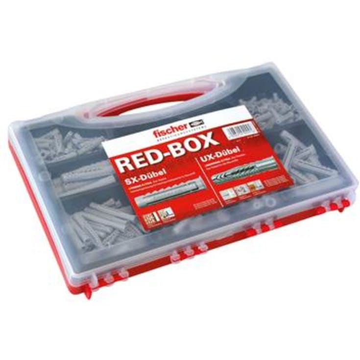 Fischer rawlplugkasse med Fischer SX og UX rawlplug