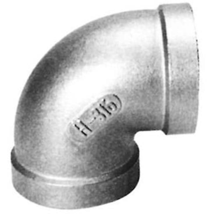 Rustfri vinkel muffe/muffe 1"