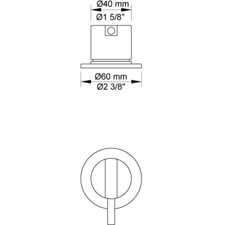 Vola SC1 kararmatur, stål