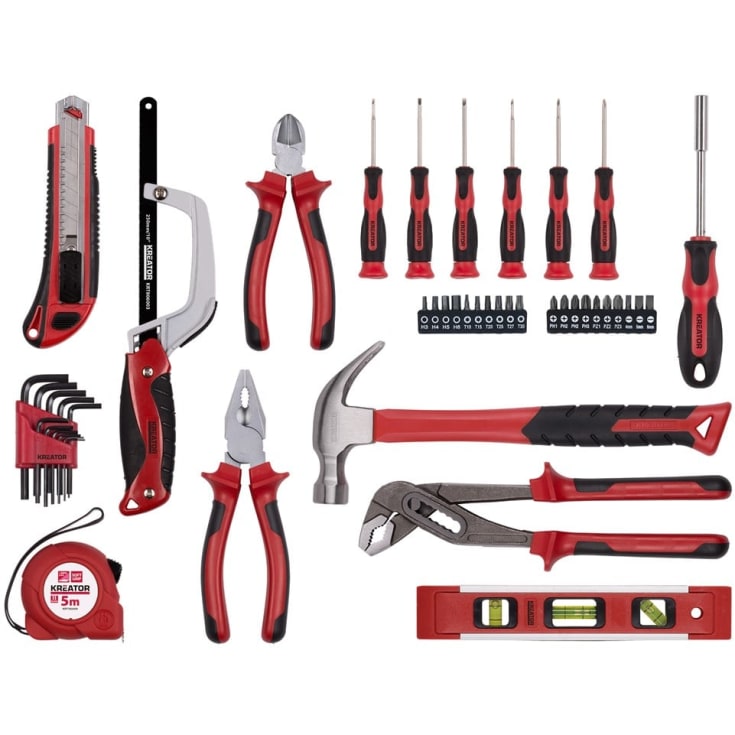 Kreator Værktøjssæt 47 dele med smart værktøjstaske