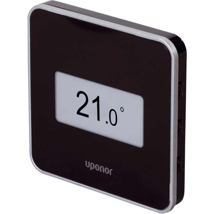 Uponor Smatrix Style T-169 trådlös rumstermostat, svart