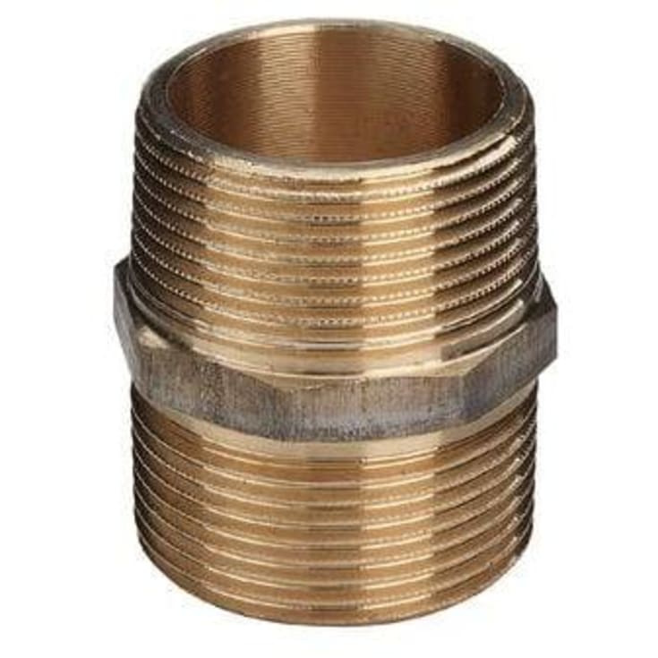 Rödgods d-nippel 3/8"