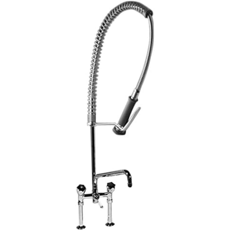 KWC batteri m/förduschbord 2 hål