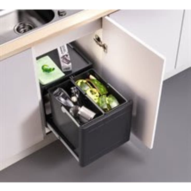 Blanco Botton Pro Manuel 45/2 affaldssystem, 26 liter, sort