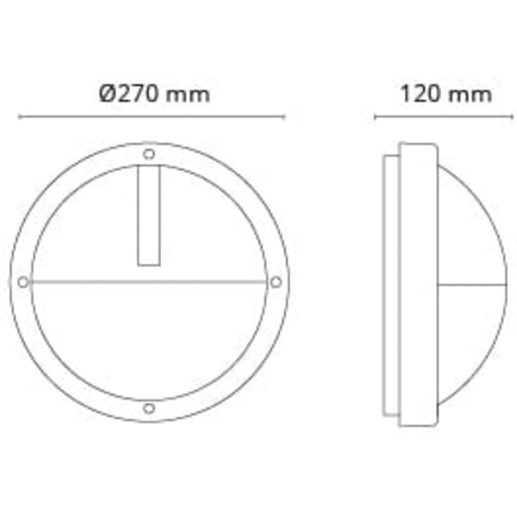 SG Uno udendørs væglampe, hvid