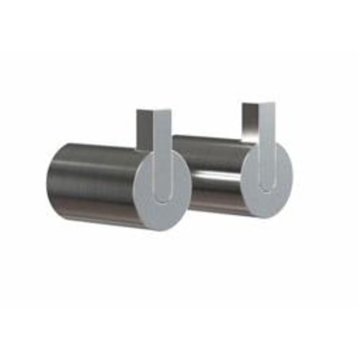 Frost Nova2 håndkleknagg, 2 stk., rustfritt stål