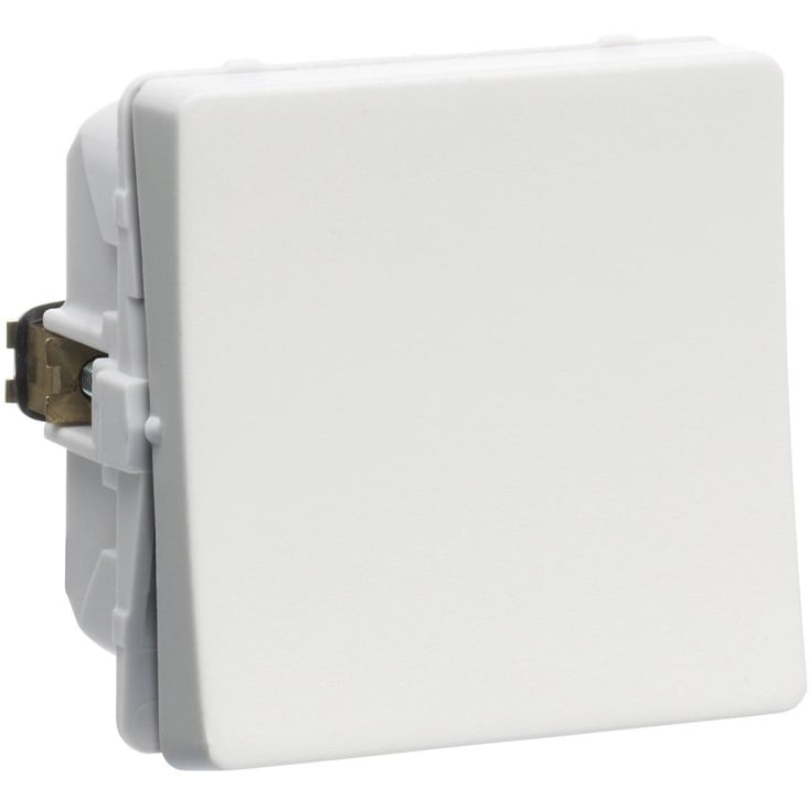 LK Fuga Afbryder med krydsning, 1 modul, Lysegrå