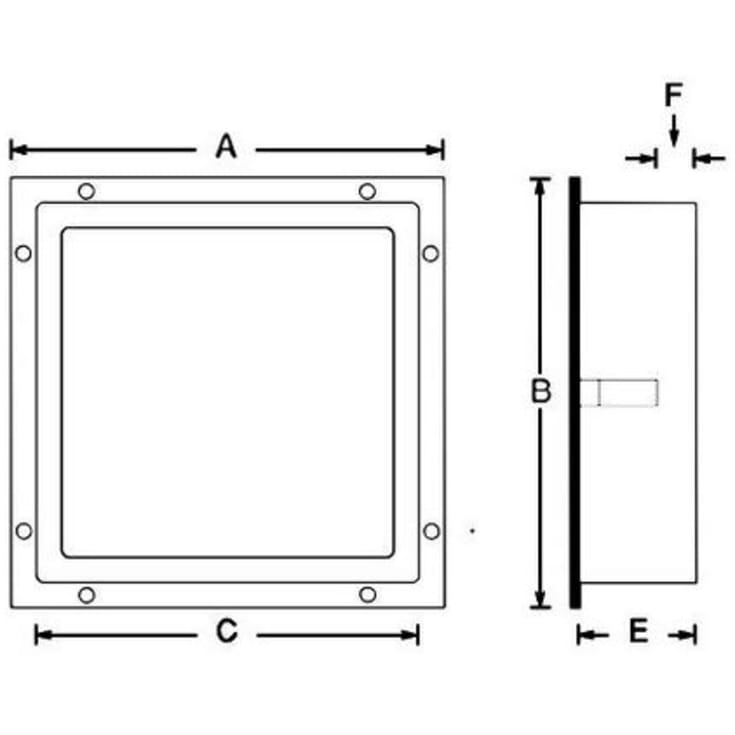 Duka kondensmuffe, 150x150 mm