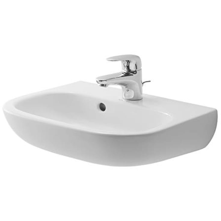 Duravit D-kode vegghengt servant, 45x34 cm, hvit