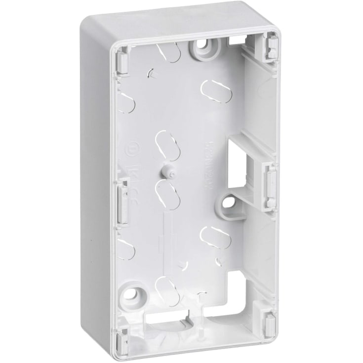 LK Opus 66 underlag 34 mm 2 modul, hvid