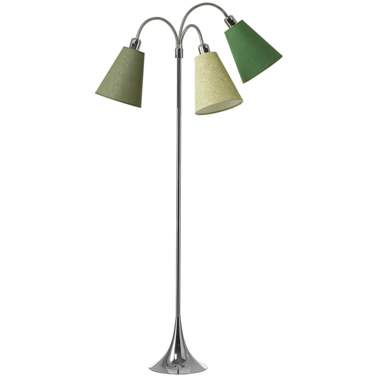 Gulvlampe Trafik Excl. Skærme Krom