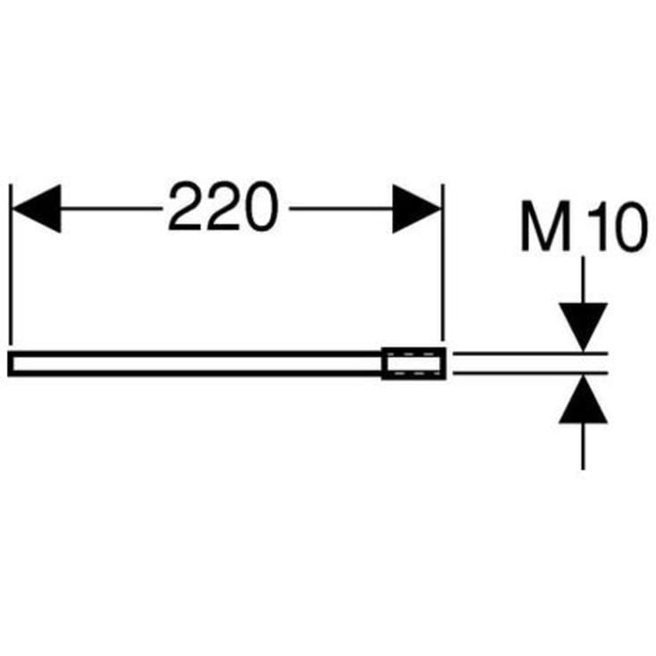 Geberit montage forlængere