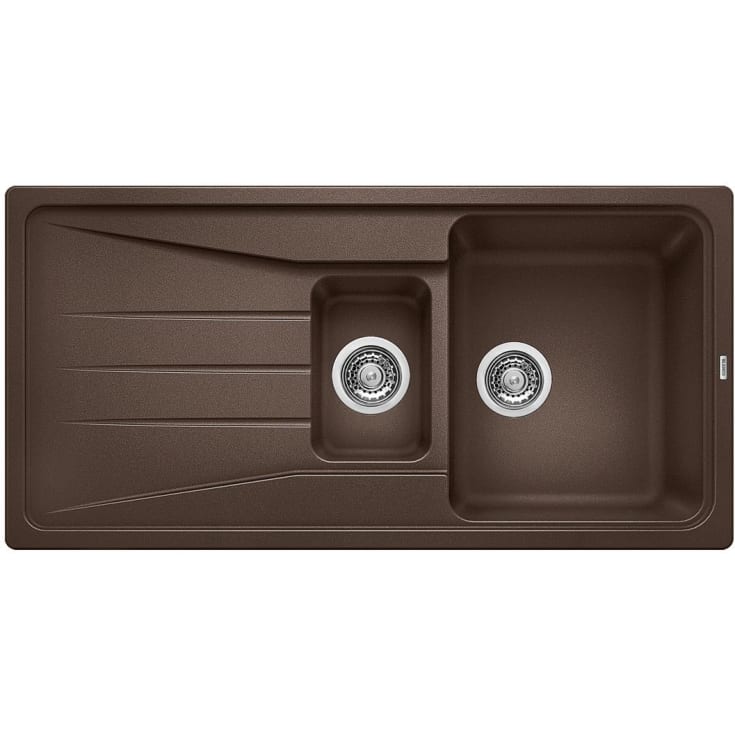 Blanco Sona 6S UX køkkenvask, 100x50 cm, brun