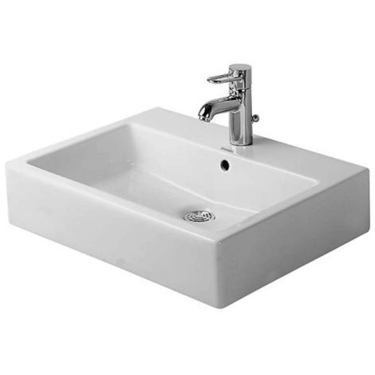 Duravit Vero toppmontert servant, 59,5x46,5 cm, hvit