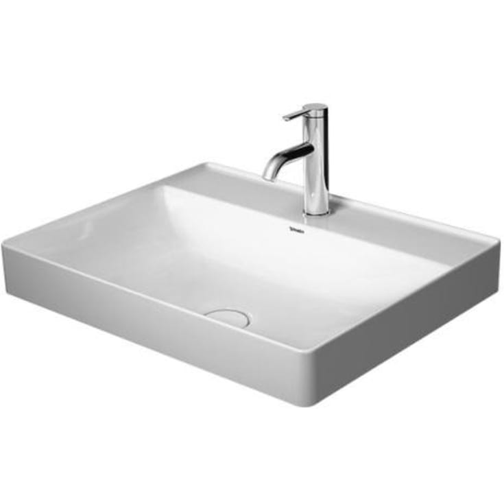 Duravit DuraSquare toppmontert servant, 60x47 cm, hvit