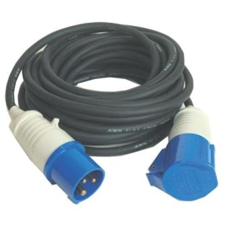 Wexim CEE kabelsæt, 3G1,5 mm², 230V/16A, 10 meter