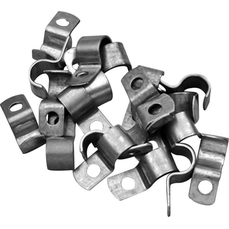 Kabelbøjle, 10 mm, m/ 1 lap - 200 stk