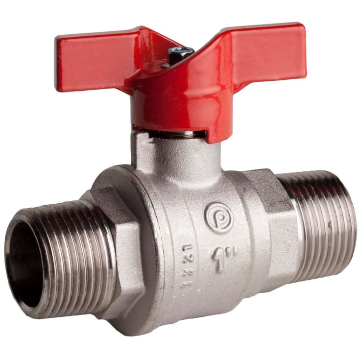 Pettinaroli kuleventil m/t-grep 3/4" Nippel/Nippel