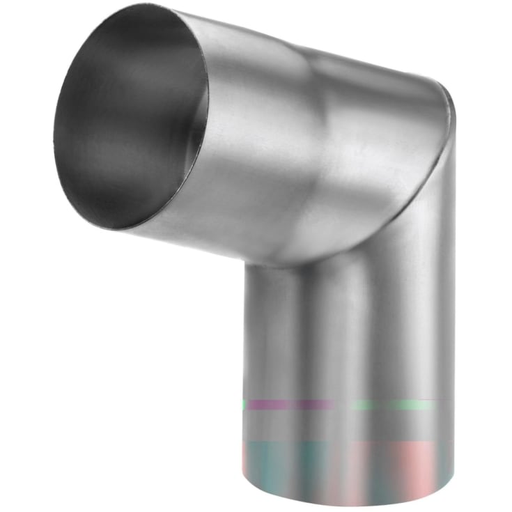 VMzinc  knærør t/udvendig samling 70 grader / 76 mm, zink